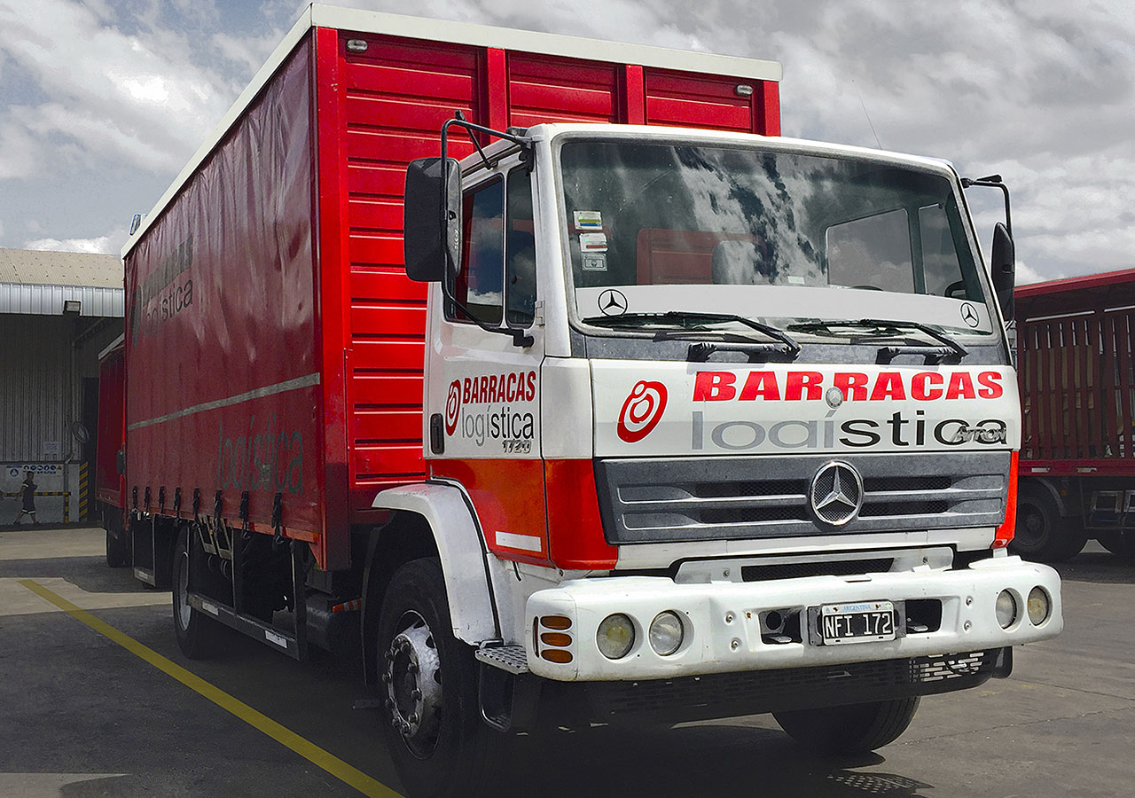 Camión Barracas Logística